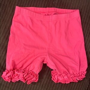Girls cute ruffle shorts
